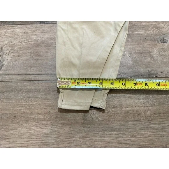 686 Everywhere Pant Mens L Stretch Beige Slim Jogger Zipper Pockets Drawstring - Picture 5 of 9